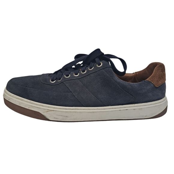 Peter Millar Vantage Men's Navy Suede Sneakers Lace Up Retro Size 10 - Picture 3 of 16